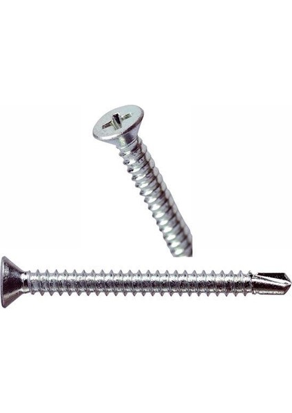 3,9X13 Mm Yhb Yıldız Havşa Başlı Matkap Uçlu Vida 1000Adet