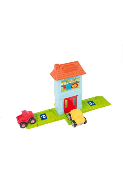 Roadway Set With House & Gate