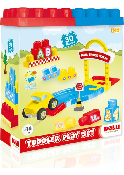 Büyük Renkli Bloklar - 30 Parça