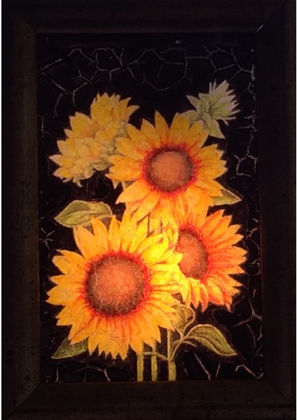 Cam Üzerine Vitray Resmi