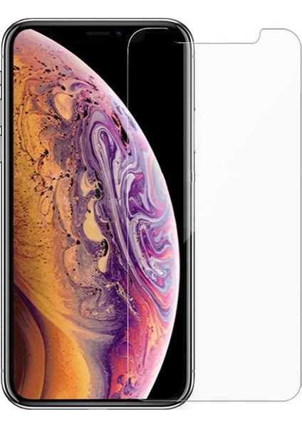 iPhone XS Max Ön - Arka Kaplama Set Tempered Glass Cam Koruma - Şeffaf