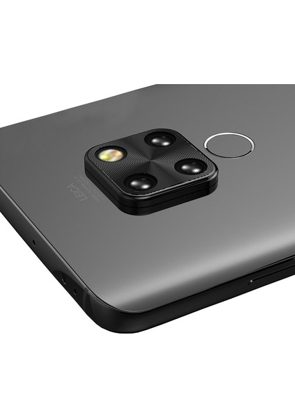 Huawei Mate 20 Kamera Lens Koruma Halkası - Siyah