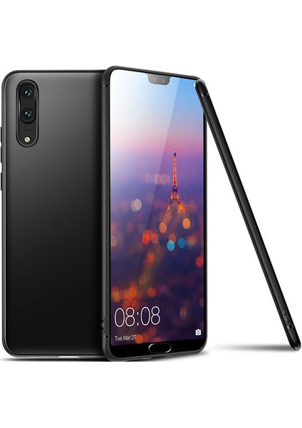 Huawei P20 Elektrocase Serisi Silikon TPU Kılıf - Siyah