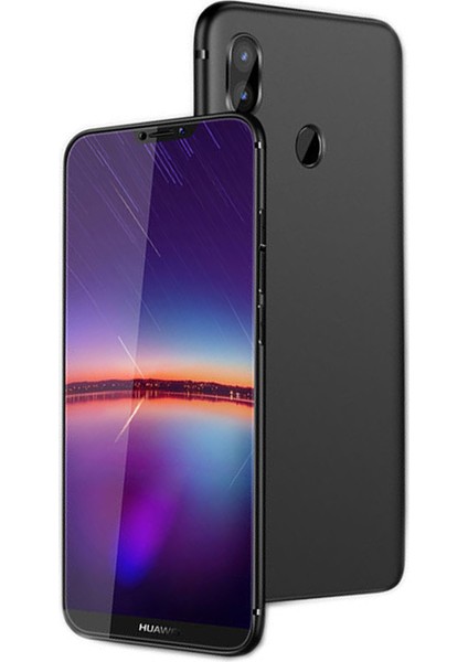 Huawei P20 Lite Elektrocase Serisi Silikon TPU Kılıf - Siyah