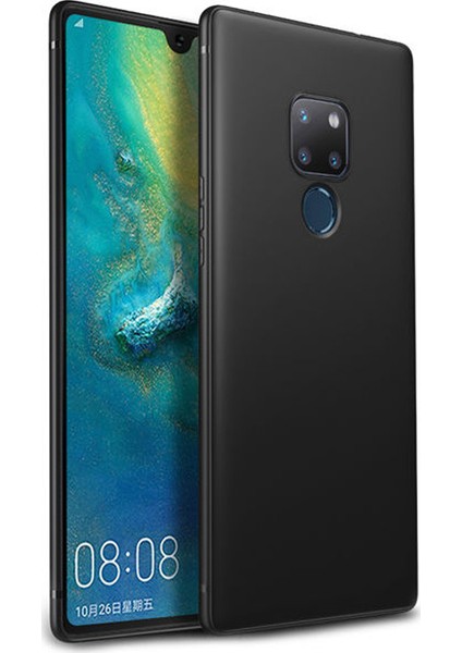 Huawei Mate 20 Elektrocase Serisi Silikon TPU Kılıf - Siyah