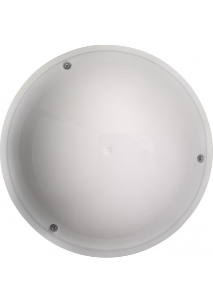 Aqua Dolunay Aplik Led+ Sensörlü Siyah Kasa-12W 6400K Beyaz Işık Opal 360 Derece Microsensor-Anti Shock-Waterproof
