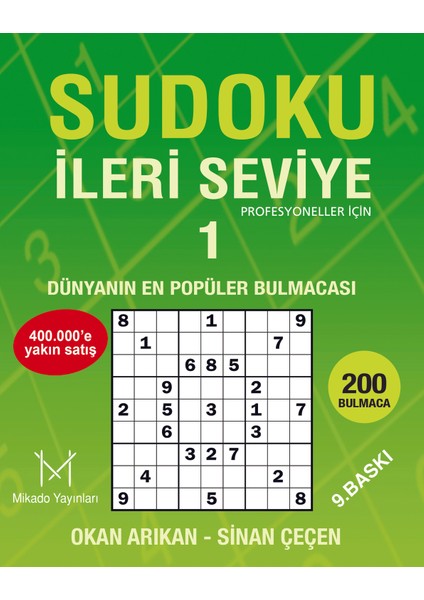 Sudoku İleri Seviye 1