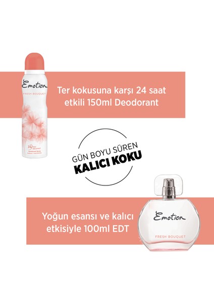 Fresh Bouquet EDT Kadın Parfüm 50 ml & Deodorant 150 ml