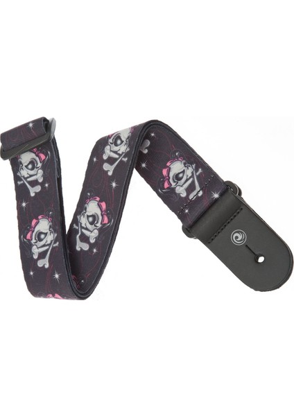 Lethal Threat Collection Dokuma 50Lt03 - Miss Skull Gitar Askısı