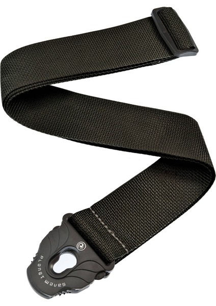 Polypropylene Planet Lock Straps Pwspl200 - Siyah Kilitli Gitar Askısı