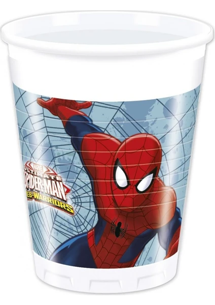 Spiderman Plastik Bardak 8' li