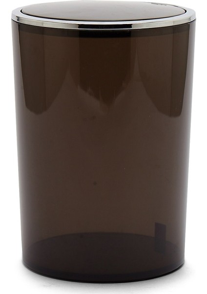 Lenox Çöp Kovası 6 Lt Şeffaf Siyah. 5154