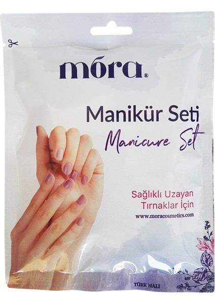 Manikür Seti 2 Adet Sağlıklı Uzayan Tırnaklar İçin Keratin Terapi