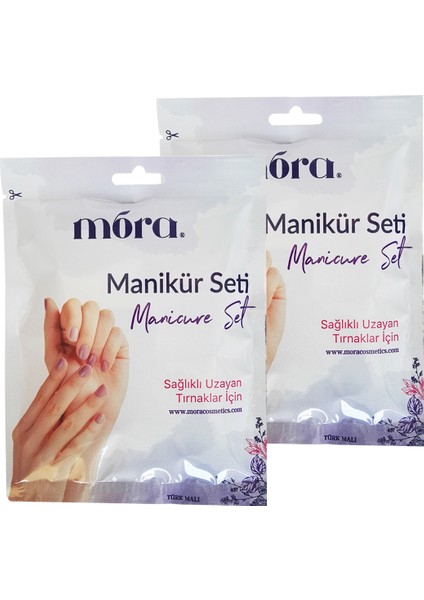 Manikür Seti 2 Adet Sağlıklı Uzayan Tırnaklar İçin Keratin Terapi