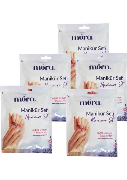 Manikür Seti 5 Adet Sağlıklı Uzayan Tırnaklar İçin Keratin Terapi fiyatları