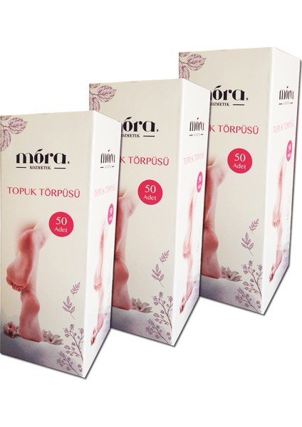 Topuk Törpüsü Tek Kullanımlık Yapışkanlı 50 Adet 3 Kutu