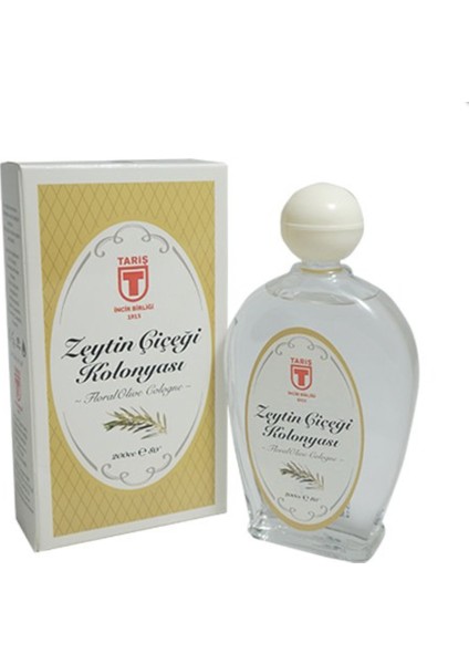 Zeytin Çiçeği Kolonyası Cam Şişe 200 ml.