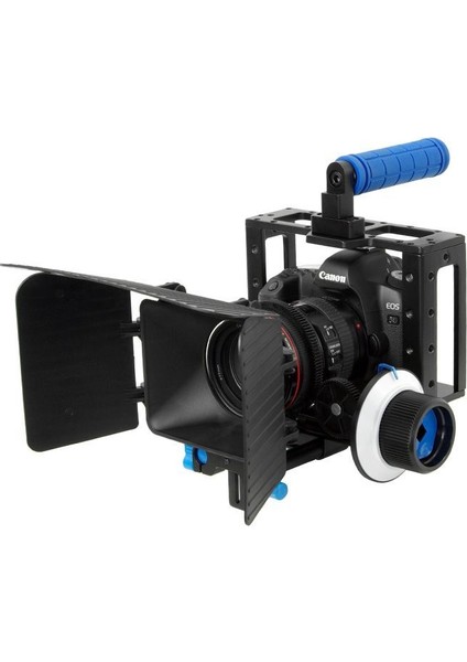 Dslr İçin Camera Cage + Follow Focus + Matte Box