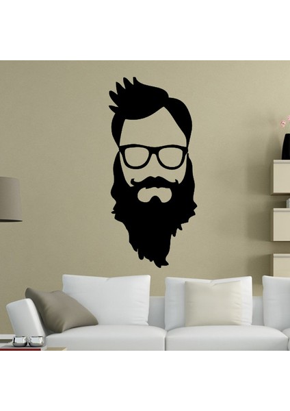 Areksan Barbar Beard Sticker