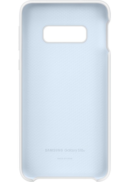 Galaxy S10e Silicone Cover (Beyaz) - EF-PG970TWEGWW