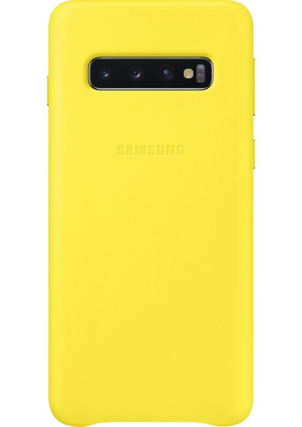 Galaxy S10 Leather Cover (Sarı) - EF-VG973LYEGWW fiyatları