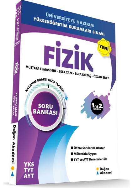 YKS TYT-AYT - Fizik Soru Bankası Orta-İleri Düzey