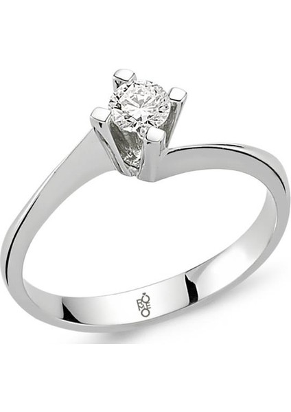 0.10 Ct Tektaş Pırlanta Yüzük RM-10015