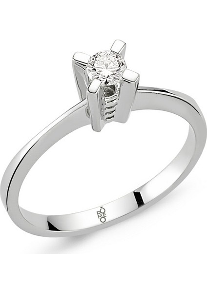 Romeo Pırlanta 0.14 Ct Tektaş Yüzük Rm-10003