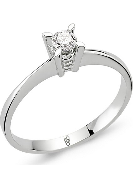 Romeo Pırlanta 0.18 Ct Tektaş Yüzük Rm-10007