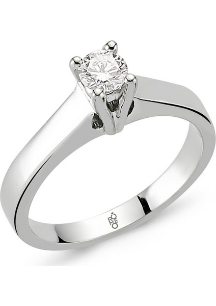 Romeo Pırlanta 0.18 Ct Tektaş Yüzük Rm-10008