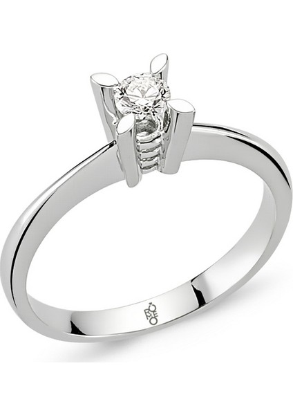 Romeo Pırlanta 0.18 Ct Tektaş Yüzük Rm-10009