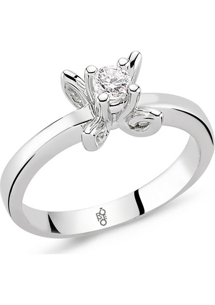 Romeo Pırlanta 0.20 Ct Tektaş Yüzük Rm10042