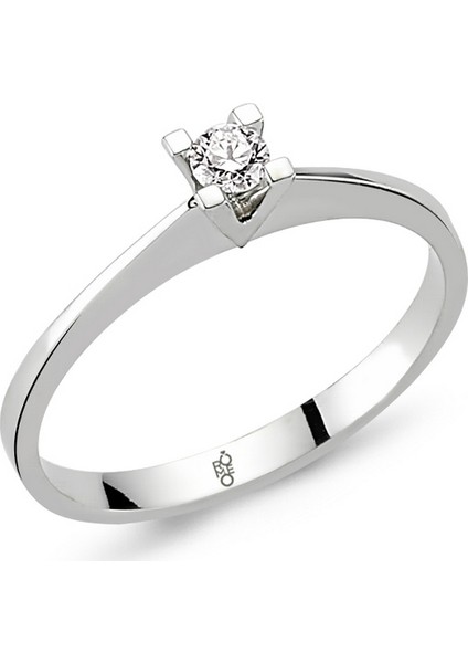 Romeo Pırlanta 0.20 Ct Tektaş Yüzük Rm20017
