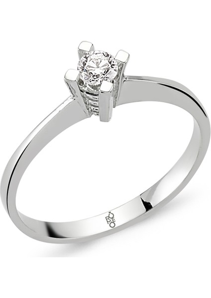 Romeo Pırlanta 0.18 Ct Tektaş Yüzük Rm20034