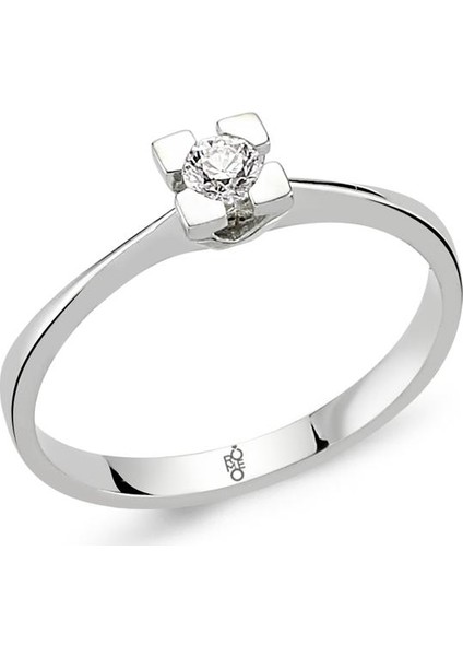 Romeo Pırlanta 0.22 Ct Tektaş Yüzük Rm20042