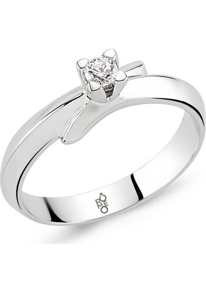 Romeo Pırlanta 0.21 Ct Tektaş Yüzük Rm20055