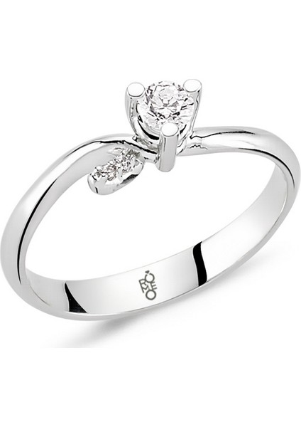 Romeo Pırlanta 0.20 Ct Tektaş Yüzük Rm20059