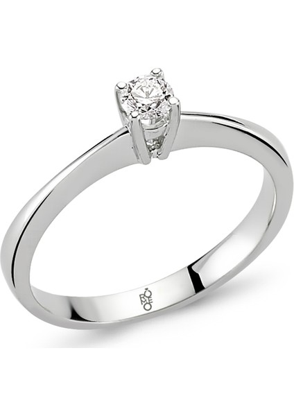 Romeo Pırlanta 0.26 Ct Tektaş Yüzük Rm25039