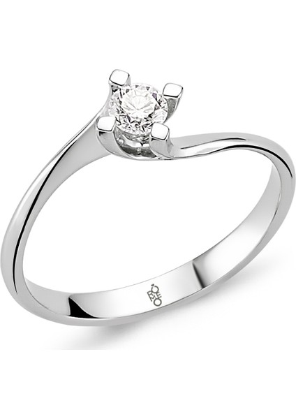 Romeo Pırlanta 0.25 Ct Tektaş Yüzük Rm25047