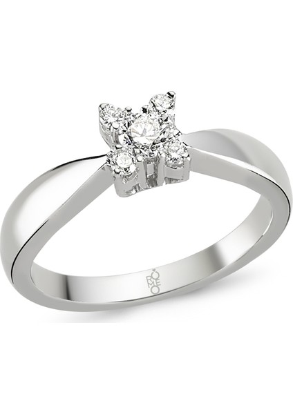 Romeo Pırlanta 0.20 Ct Tektaş Yüzük RM8004