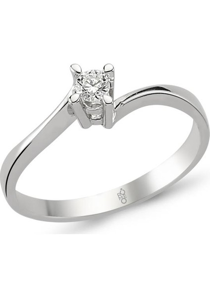 Romeo Pırlanta 0.16 Ct Tektaş Yüzük Rmy307