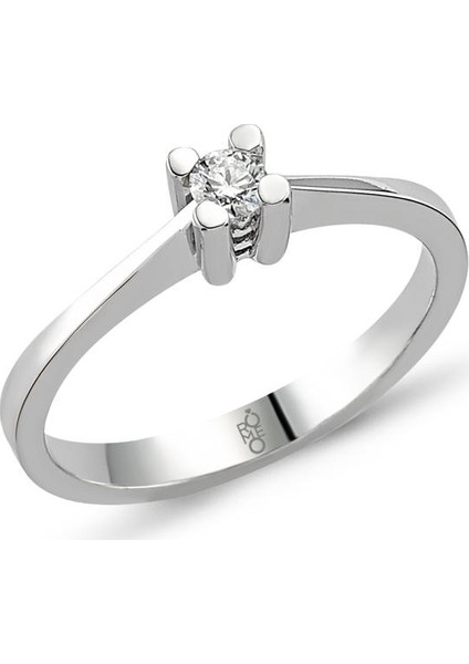 Romeo Pırlanta 0.14 Ct Tektaş Yüzük Romeo Rmy316