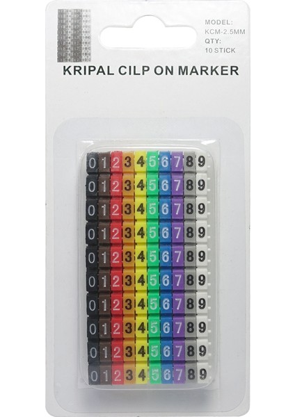 Kc Tipi Kablo Etiketi-Rakam