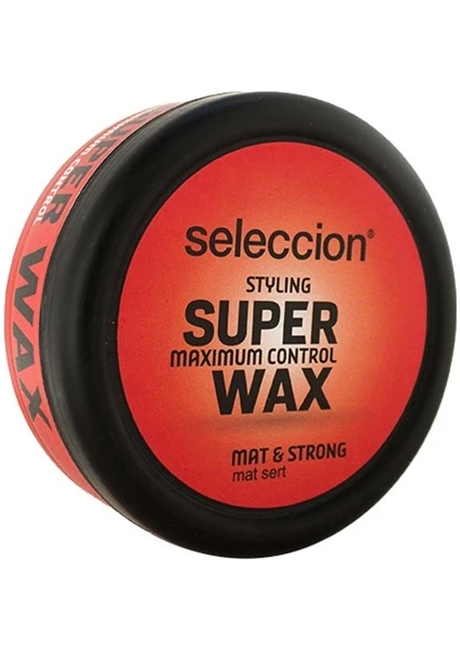 Seleccion Süper Wax 150 Ml Mat&Strong Siyah