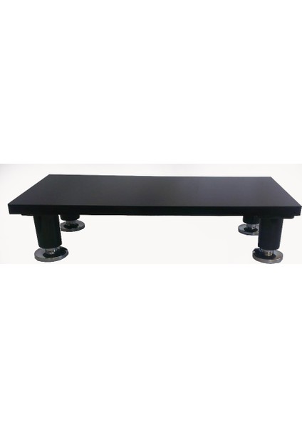 Lüks Parlak Siyah Ergonomik Ekran Standı Ekran Yükseltici