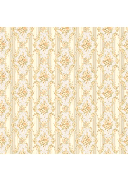 Classic 335-A Vintage Damask Desenli Duvar Kağıdı