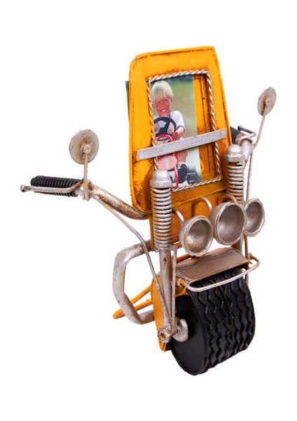 Dekoratif Metal Çerçeve Motosiklet Temalı modelleri
