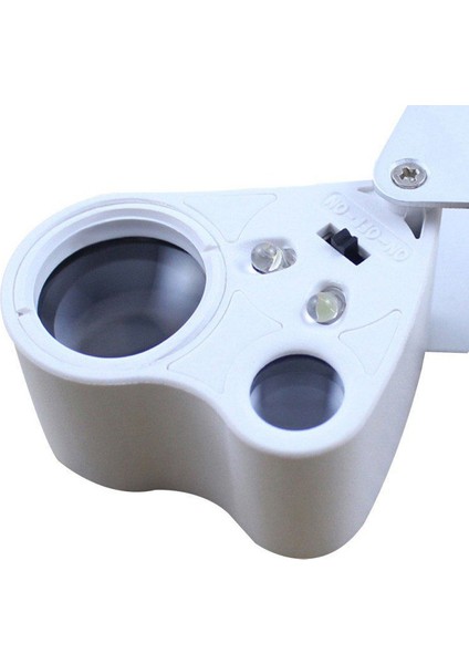 Led Işıklı Çift Gözlü Büyütme Büyüteç - Model : By10 60X 30X