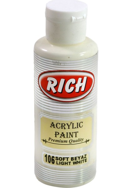 Akrilik Boya 106 Soft Beyaz 130 Cc