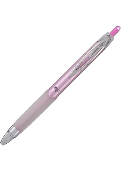 Uniball Umn-207C Pembe Gövde Siyah Yazı 0,7 Roller Kalem
